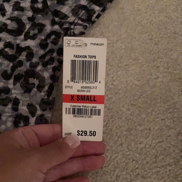 Material girl leopard tshirt - Picture 2 of 3